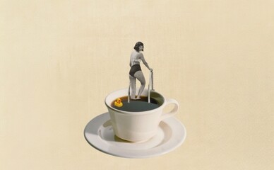 На левом берегу открыли летний бассейн под открытым небом