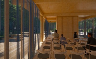 В Києві зроблять сад для ветеранів з чарівним світлом, що імітує захід сонця