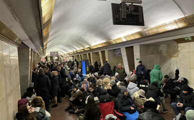 Майже 10 тисяч людей перечекали нічну атаку в метро Києва