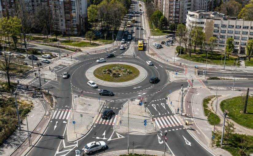 У Львові почали облаштовувати кільце на перехресті Виговського та Кульпарківської — ідею виношували 10 років