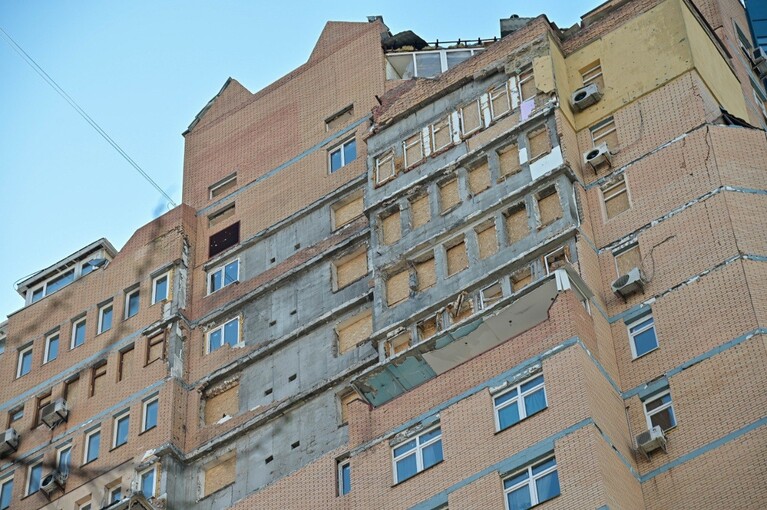 В Святошинском районе Киева восстанавливают 38 поврежденных домов