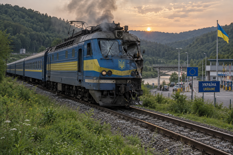 На Волині російський удар пошкодив локомотив поїзда біля кордону з Польщею