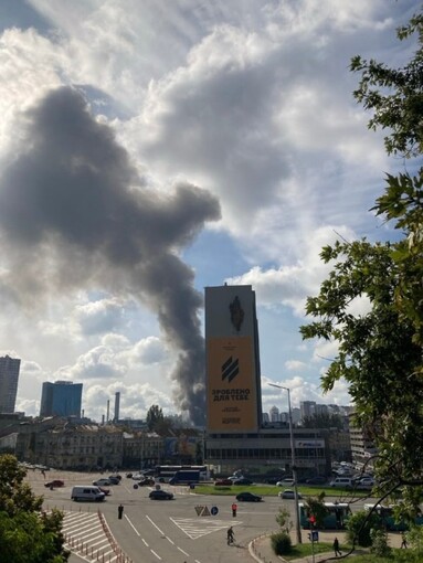 В Киеве россияне ударили вблизи Центрального вокзала