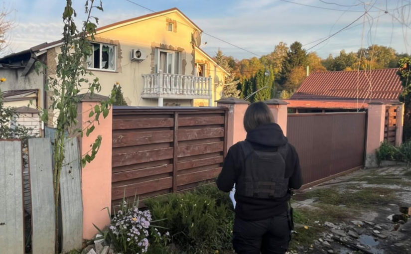 У Києві через падіння БпЛА у двір будинків у Печерському районі постраждали п'ятеро людей