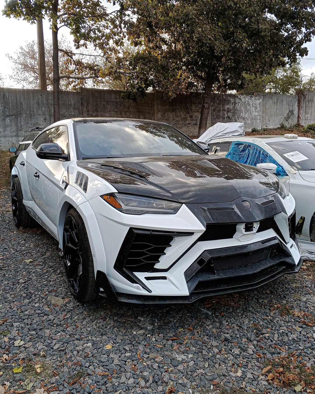 Уникальный Lamborghini Urus от Mansory обнаружен в гаражах на окраине Киева фото 1