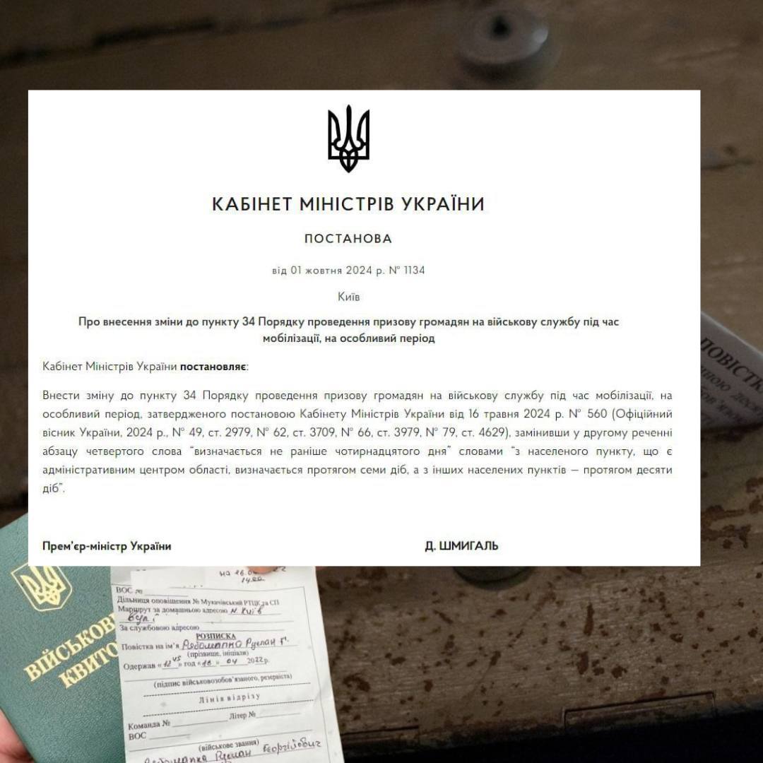 Правительство сократило срок явки в ТЦК по повестке — постановление Кабмина фото 1