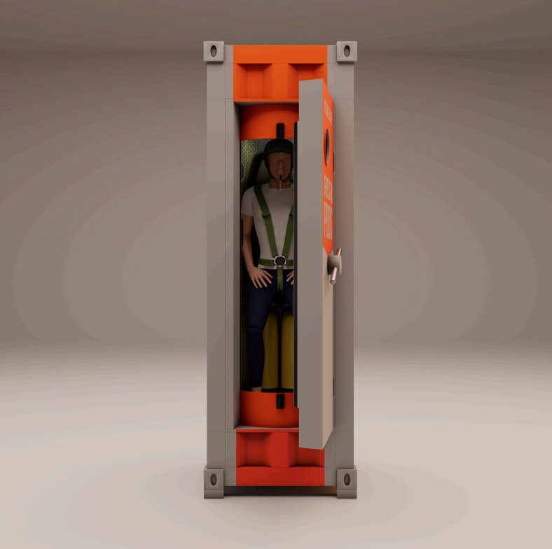 Украинские разработчики создали капсулу для защиты от обстрелов, пожаров и землетрясений фото 1