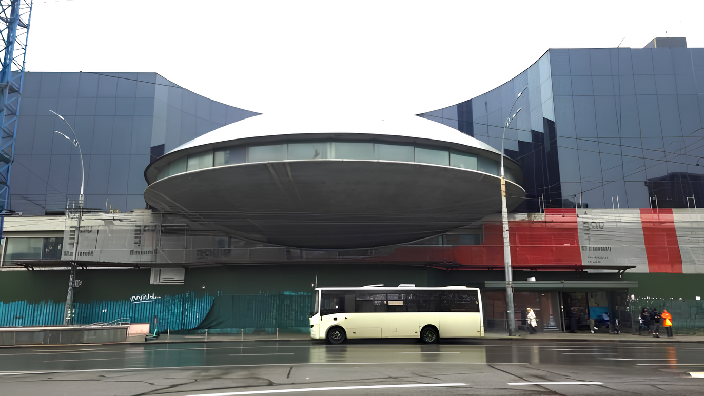 Літаюча тарілка на Либидській