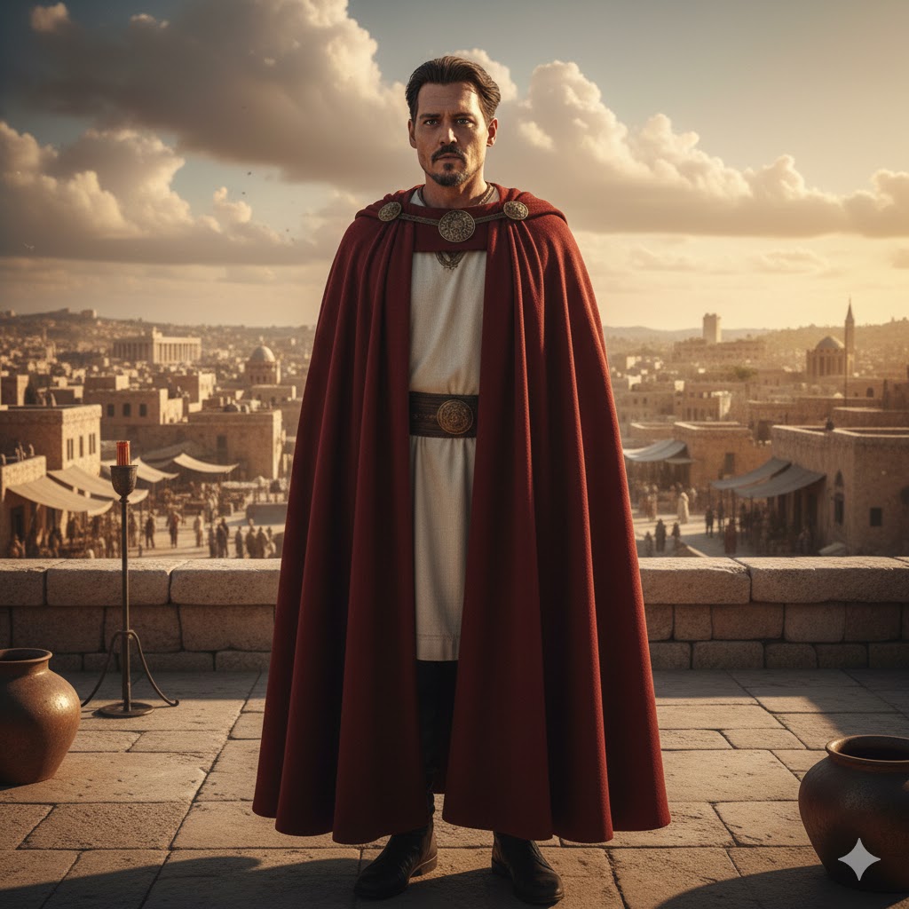 Джонни – Пилат. Фото сгенерировано ИИ.