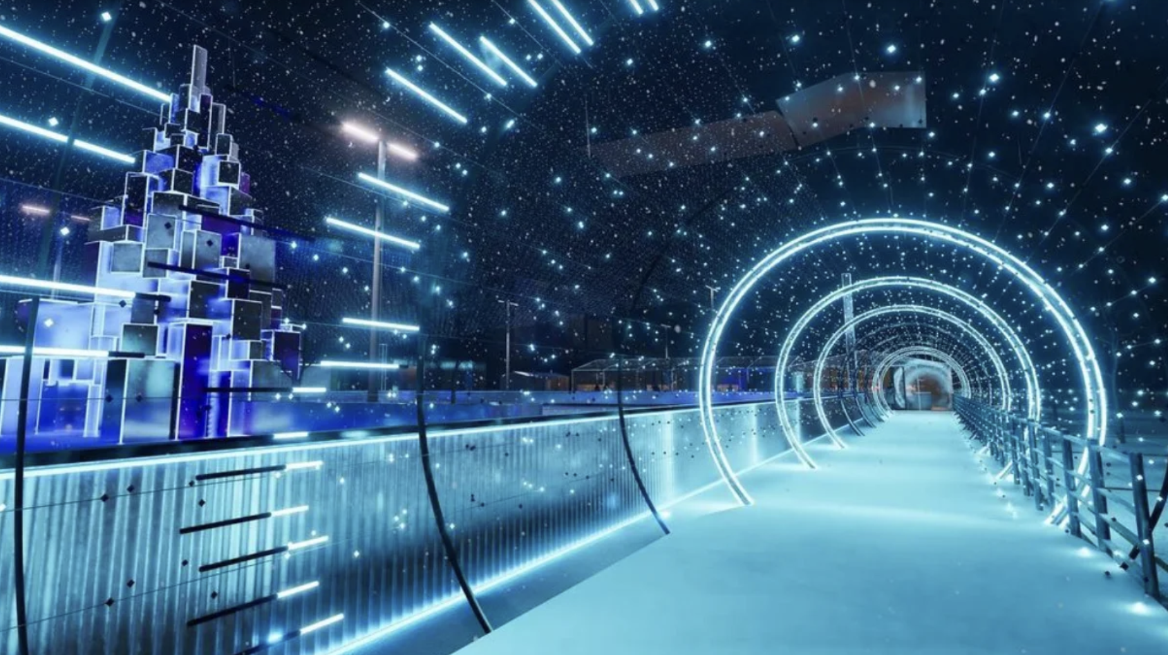 На території ТРЦ Respublika Park готується до відкриття незвичайна льодова локація фото 4 3